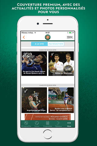 Official Roland-Garros Tournament App screenshot 3