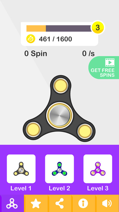 Fidget Spinner - Finger Games Spin screenshot 3
