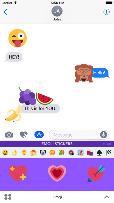 Emoji Stickers - for Messages screenshot 2