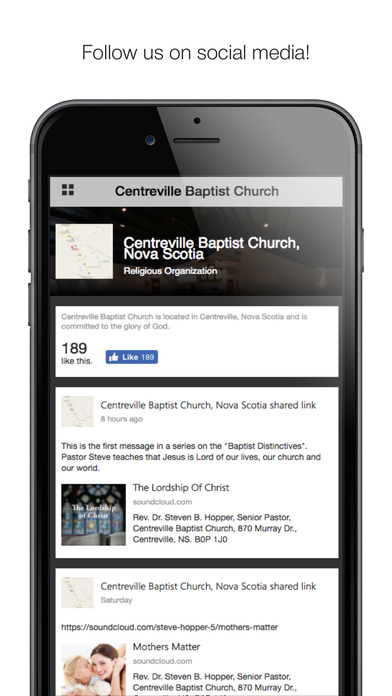 Centreville Baptist Church NS screenshot 2