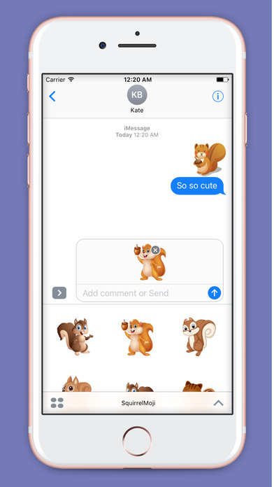 SquirrelMoji - Emoji And Stickers screenshot 2