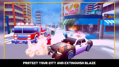 Fire Truck Driver City Rescue screenshot 3