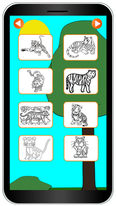 The Tiger Empire Colouring Book Game screenshot 2