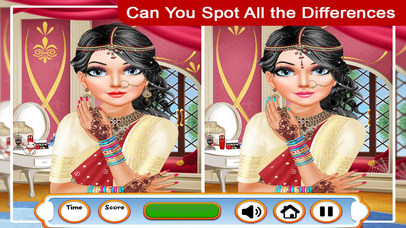 Indian Girl Spot The Difference screenshot 2
