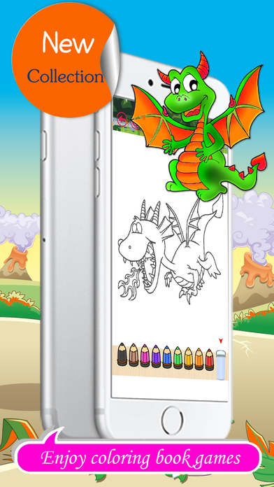 Dragon coloring book for kids toddlers and baby screenshot 4