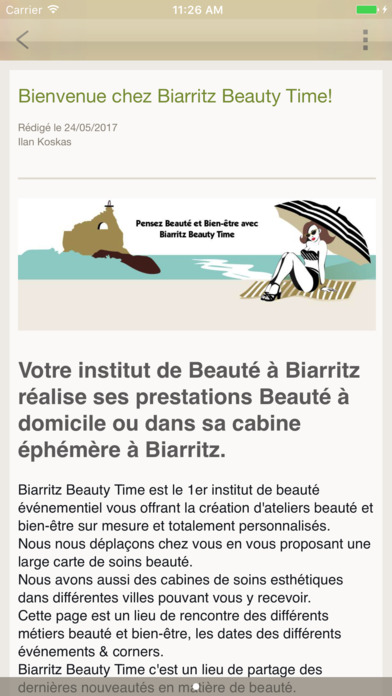Biarritz Beauty Time screenshot 2