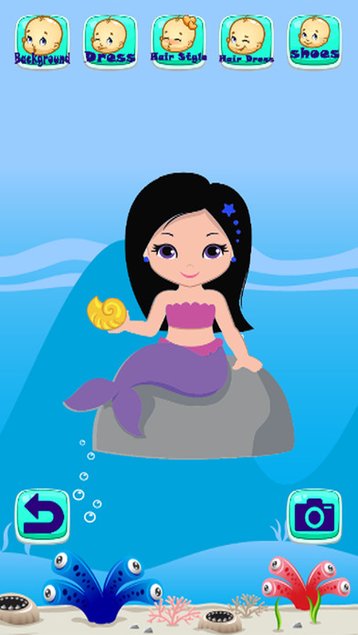 Mermaid Dress Up Games Fashion And Beauty screenshot 2