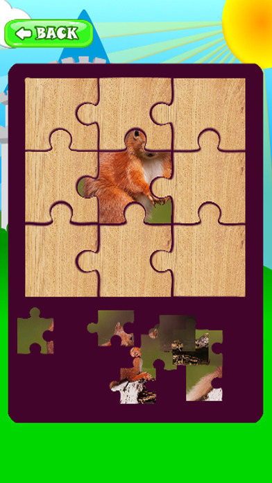 Squirrel Picture For Learn Jigsaw Puzzles Version screenshot 3