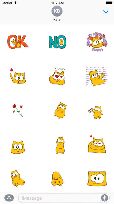 Adorable Cat For Mother's Day Sticker screenshot 2