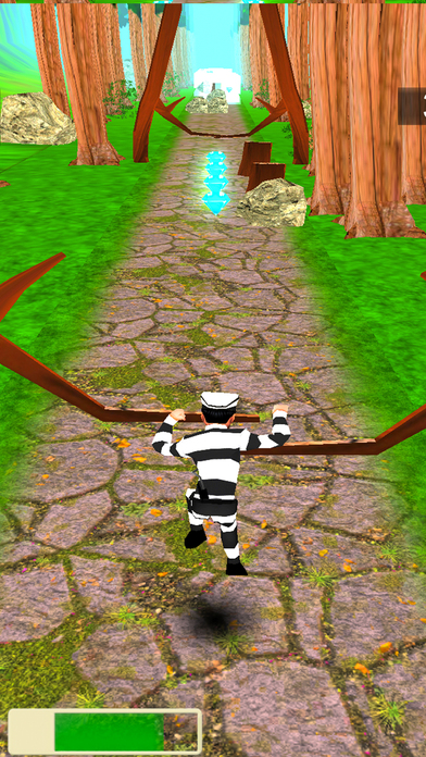 Jungle Crazy Runner Pro: Prisoner Survival 3D screenshot 3