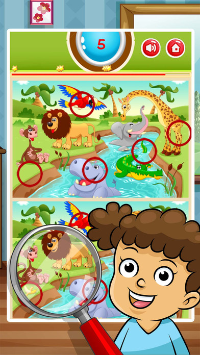 Find the Difference - Image Cute Cartoons screenshot 4