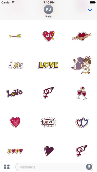 Animated Forever Love Stickers screenshot 3