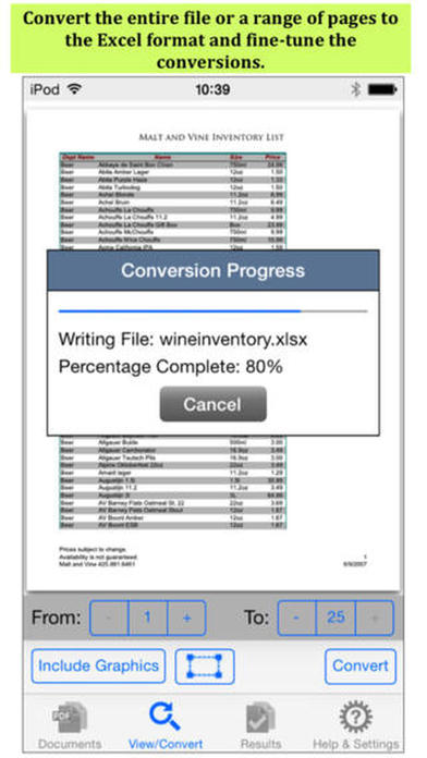 PDF Converter - for MS Office Excel edition screenshot 4