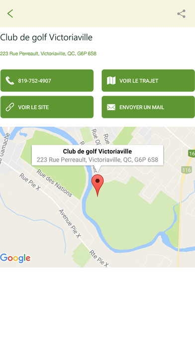 Golf Victoriaville screenshot 3