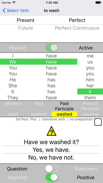 Verb Machine - English to Portuguese screenshot 4