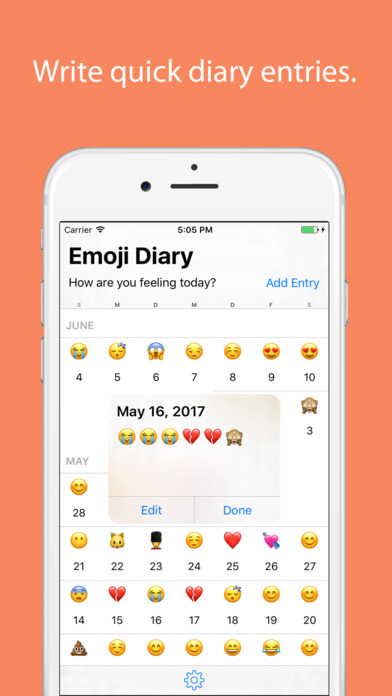 Emoji Diary screenshot 2