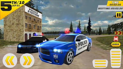 Police Car Death Racing Sim-ulator 2017 screenshot 4