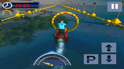 Speed Boat Ocean Ride Simulation screenshot 2