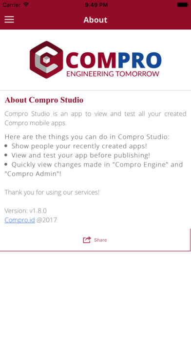 Compro Studio screenshot 2