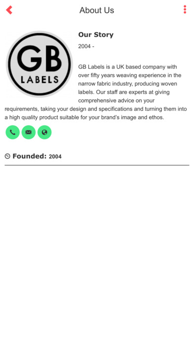 GB Labels App screenshot 2