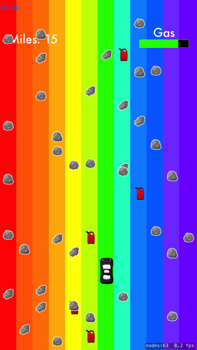 Rainbow Racer! screenshot 2