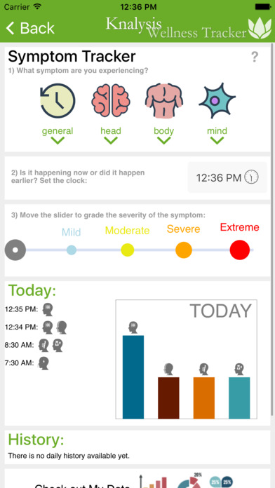 Knalysis Wellness Tracker screenshot 2