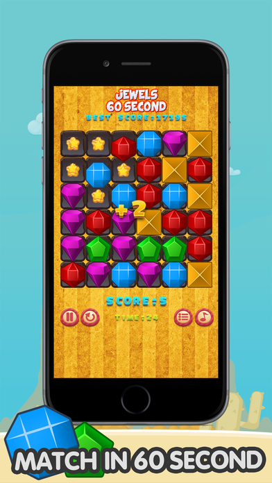 Jewels 60s - Best Puzzle Game screenshot 3