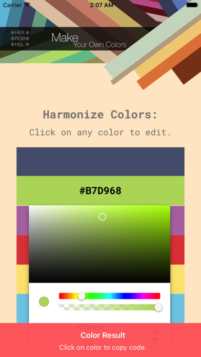 Color Pick - Color selection screenshot 4