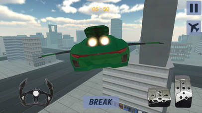 Racing Sports Flying Car Stunt Game screenshot 2
