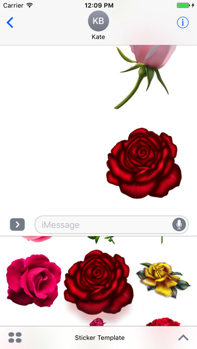 Flowers Pro Stickers for iMessage screenshot 3