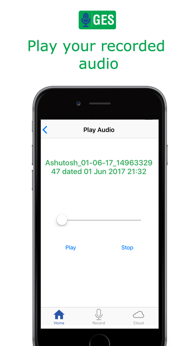 GES - Voice Recording App screenshot 3