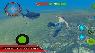 Wild Shark Attack in Swimming Pool : 3D Simulation screenshot 4
