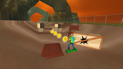 Hoverboard V/S Skateboard crazy Stunts race 3D screenshot 3