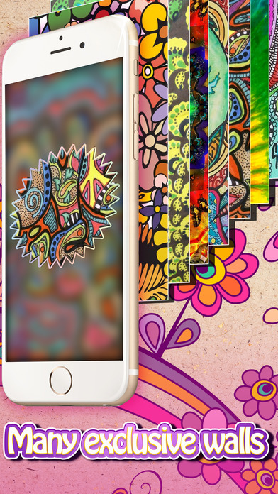 Lock Screen Background & Wallpaper for Hippie screenshot 2