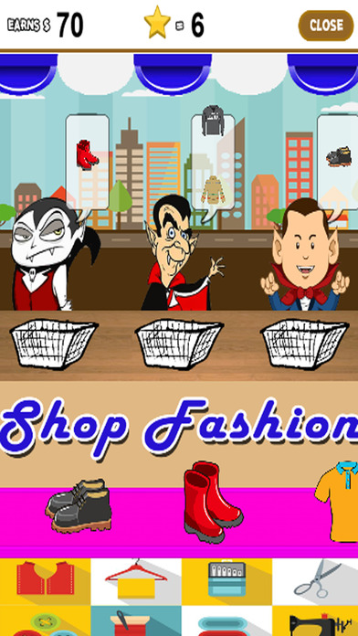 Dracula Shop Fashion Games Clothes Edition screenshot 2