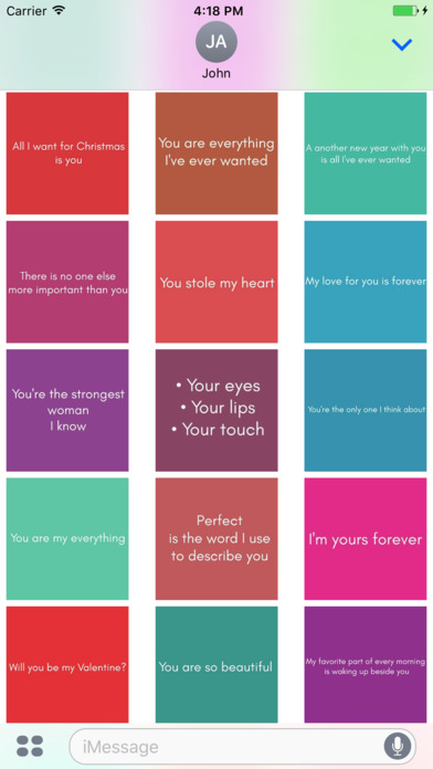 Cute Love Quotes Stickers screenshot 3