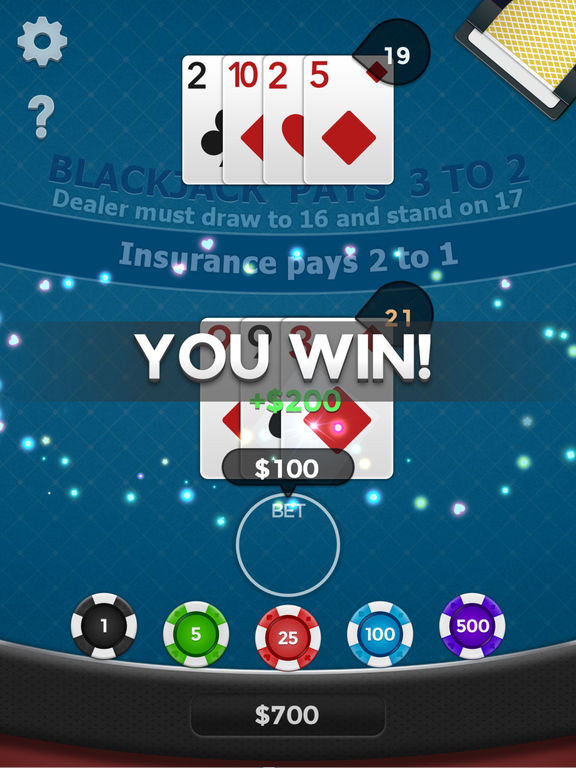 Blackjack 21 Free!screeshot 3