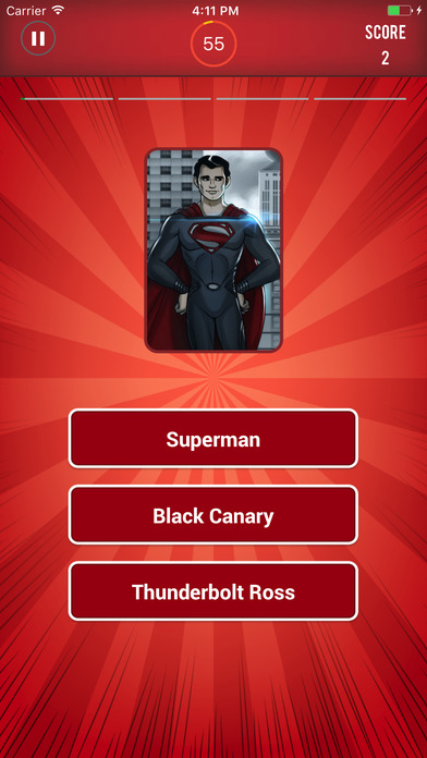 Comics Superhero Villain Quiz screenshot 4
