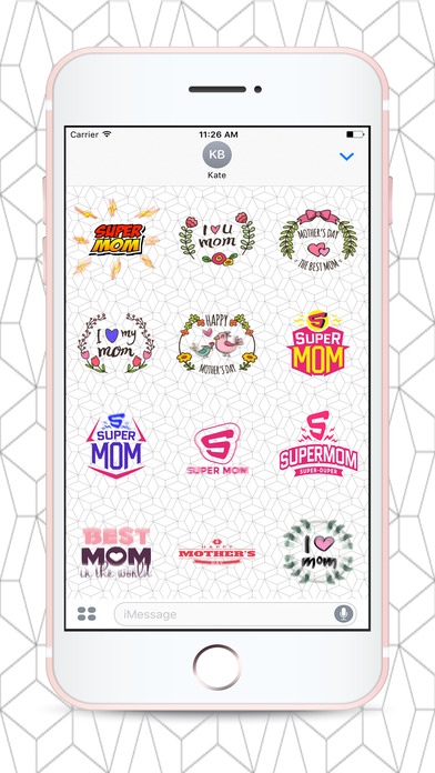 Animated Mothers Day Stickers screenshot 2