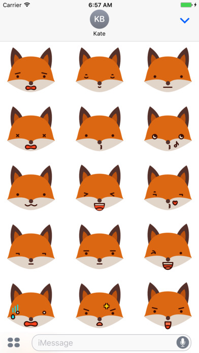 Fox Emojis Stickers screenshot 2