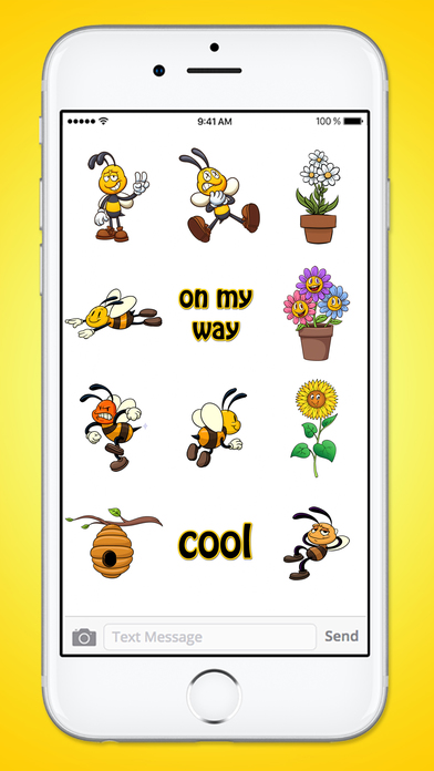 A Bees Life Bee and Flower Sticker Pack screenshot 4