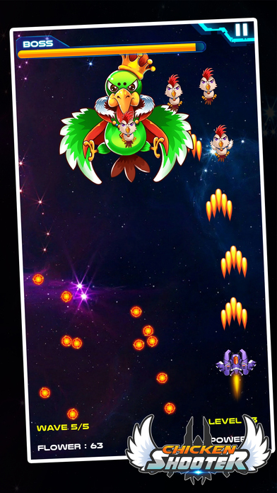 Chicken Shooter : Space Invader screenshot 4