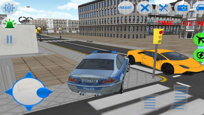 City Police Car Driver - Fly Car screenshot 2