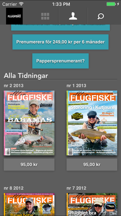 Tidningen Allt om Flugfiske screenshot 2