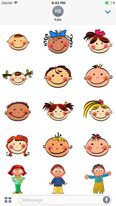 Young Stickers - Best Children Stickers And Emojis screenshot 2