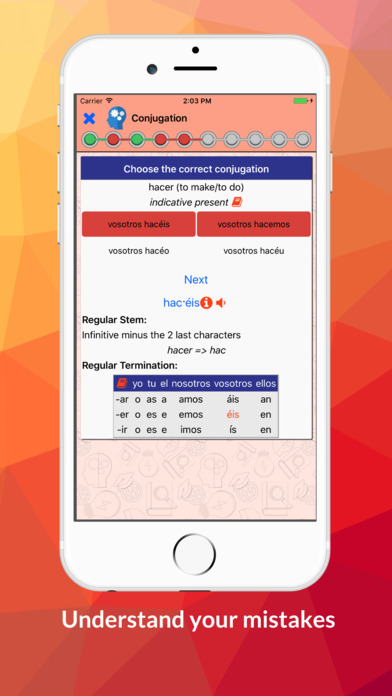 OptimaLearn - Learn Spanish through practice free screenshot 3