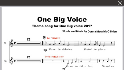 One Big Voice: for Choir screenshot 4