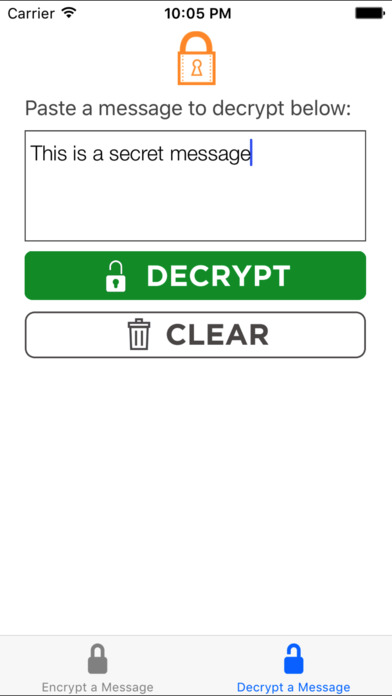 encrypted text app