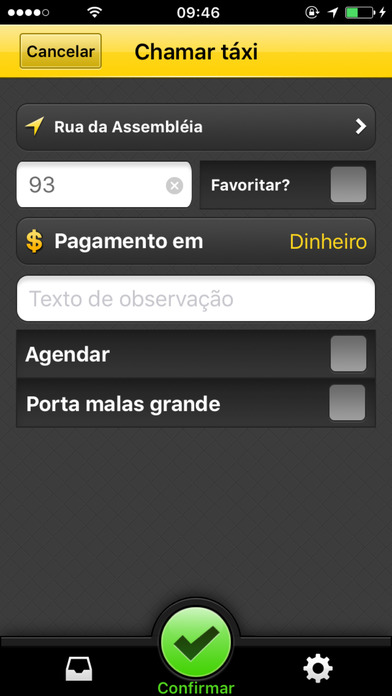 Amarelinho - Rio taxi app screenshot 2