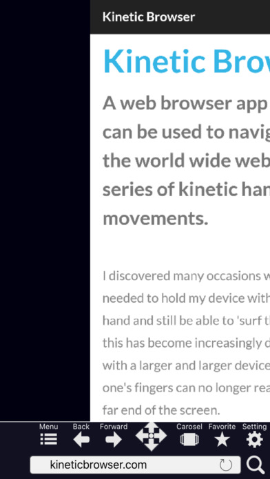 Kinetic Browser HD screenshot 3